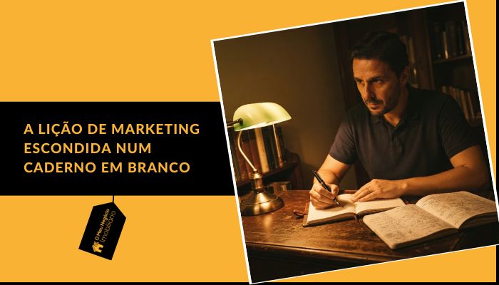 A lição de marketing escondida num caderno em branco