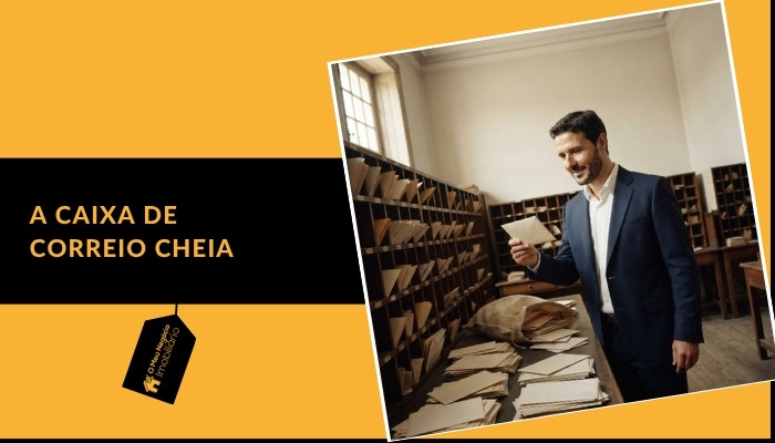 A caixa de correio cheia