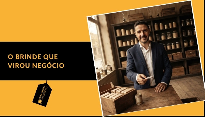 O brinde que virou negócio