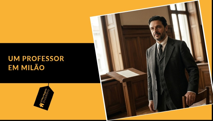 Um professor em Milão